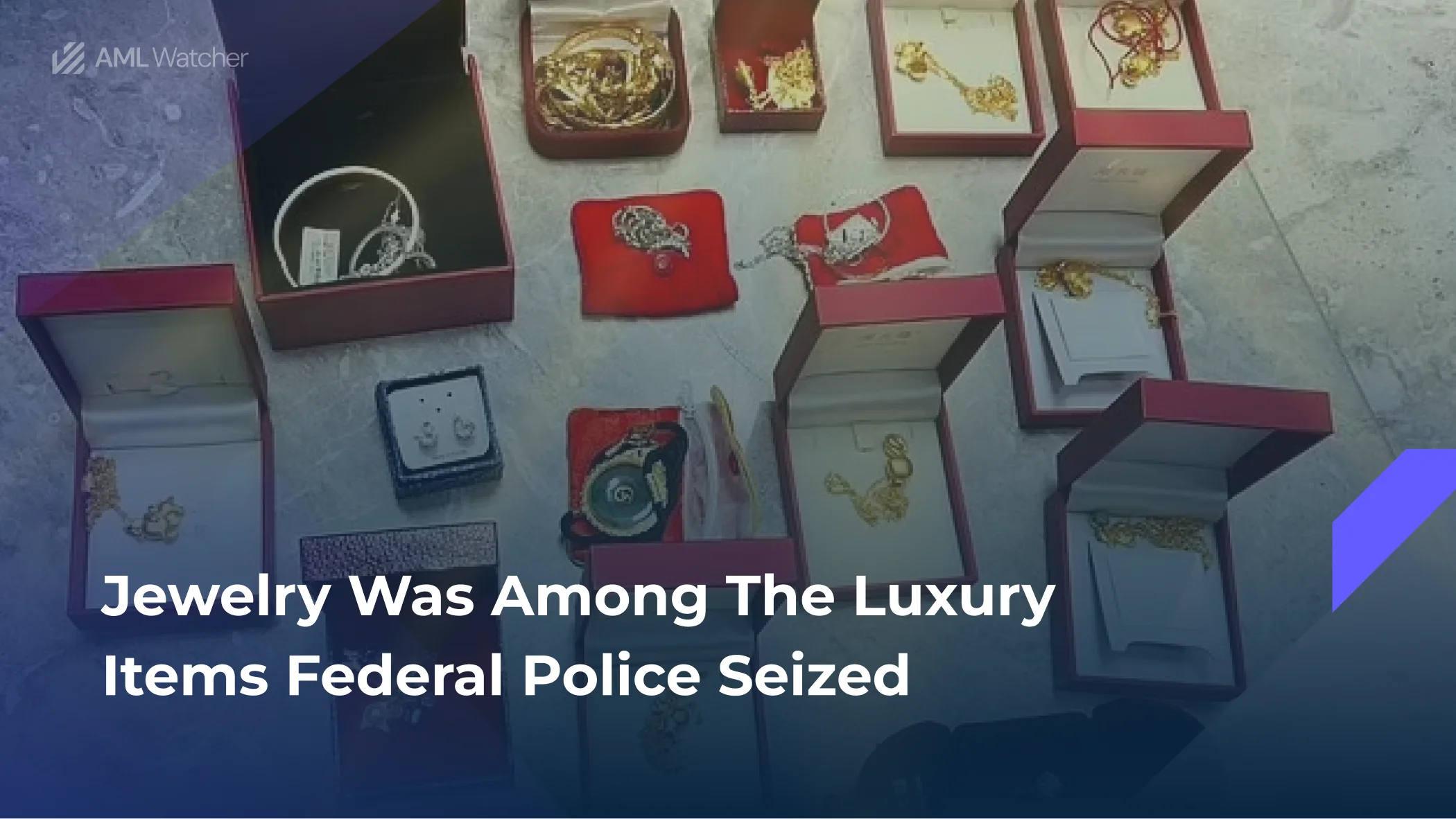 Jewelry seized by Australian Federal Police