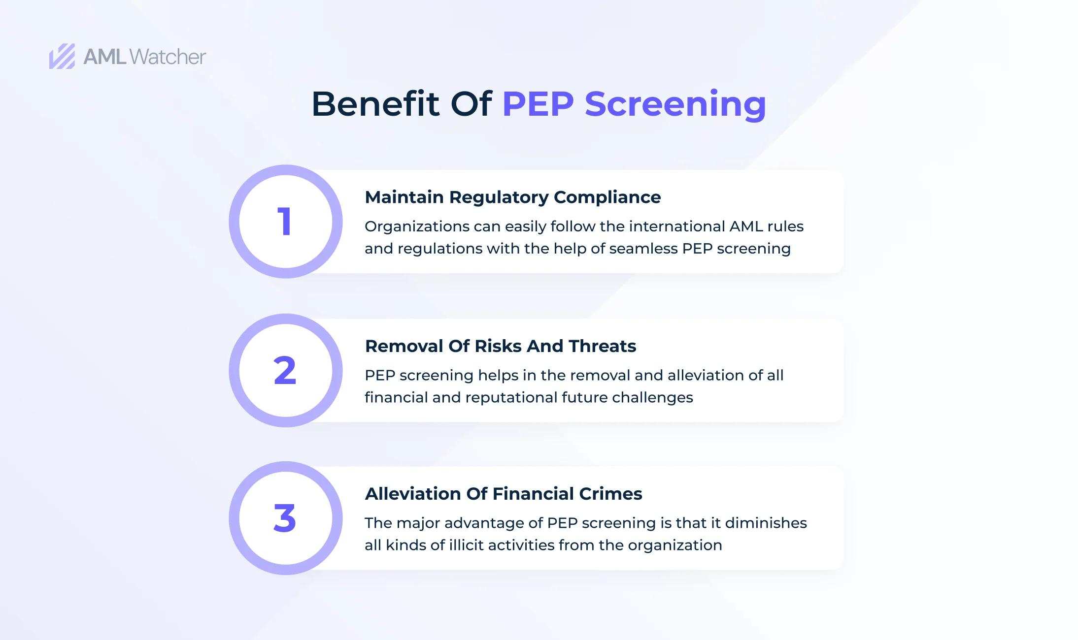Organizations can enjoy a huge amount of perks with the help of PEP screening.