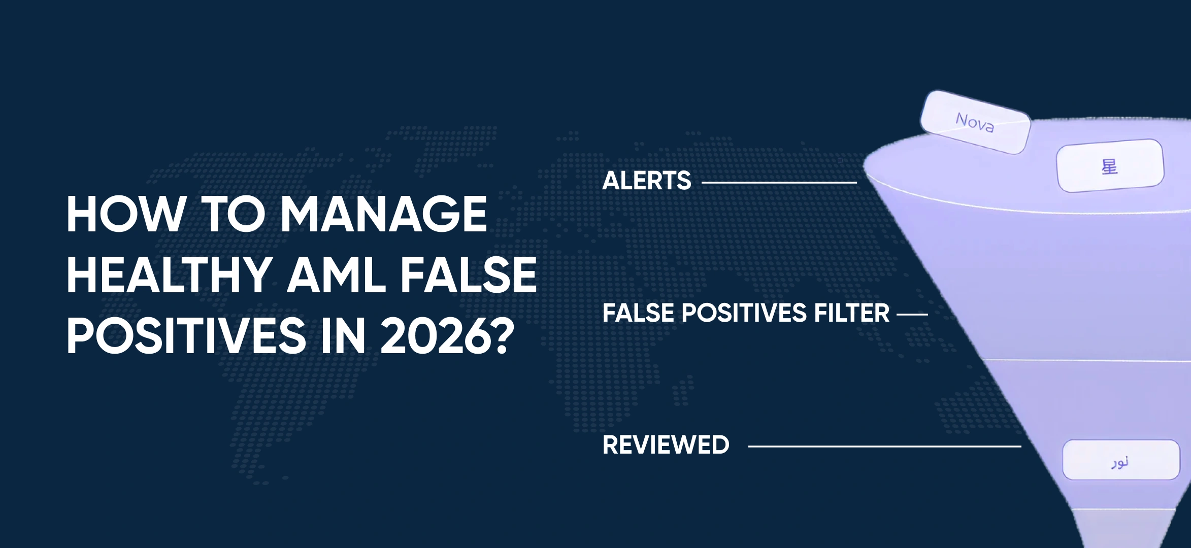 Taxes and death have been named the most uncertain things by an economist, Benjamin Franklin. If we expand the horizon to compliance and the fight against money laundering and financing for terrorism, AML’s false positives add to the existing uncertainties. What is a false positive? Precisely, an operational error that generates a false alarm by identifying increased AML risk when actually it is not. Increasing the compliance burden on institutions, false positives cause financial exhaustion by requiring excessive resources and time for manual verification of generated alarms. In an effort to protect global financial stability and prevent criminals from violating global regulatory protocols, European banks annually spend around $20 billion to establish AML compliance. On the other hand, U.S. banks surpass this amount and spend more than $23 billion to combat financial crime and fraud. Despite spending billions of dollars to combat money laundering and other predicate crimes, an estimated $26 billion in AML fines was levied on banks globally over the past 10 years. Struggling to find a balance between compliance measures and optimized resources to implement them, banks and other financial institutions are flipping the coin, with false positives and false negatives on both sides. As AML regulations and transaction monitoring expectations continue to evolve in 2026, financial institutions are under pressure to reduce false positives without compromising detection accuracy. What is a False Positive in AML? A false positive in AML occurs when a legitimate customer or transaction is incorrectly flagged as suspicious by an AML screening or transaction monitoring system. These alerts are generated when customer activity matches predefined risk indicators, even though no actual financial crime exists. False positives usually occur when AML systems rely on rigid rules, outdated customer information, or poorly configured transaction thresholds. For financial institutions, this creates operational pressure because compliance teams must manually review alerts that do not represent genuine money laundering risks. For example, a customer transferring a large amount after selling property may trigger an alert because the transaction exceeds a monitoring threshold. After investigation, the transaction may prove legitimate, making the generated alert a false positive instead of a true suspicious activity case. High false positive rates continue to challenge compliance teams globally. According to industry estimates, the majority of AML alerts generated by monitoring systems require manual review despite involving legitimate activity. Excessive alert generation increases investigation costs, slows customer onboarding, and shifts compliance attention away from actual high-risk cases. Modern AML compliance programs now focus on reducing unnecessary alerts through contextual analysis, customer risk profiling, intelligent transaction monitoring, and continuous tuning of AML systems. 3 Reasons False Positives Must Be Reduced Verification of false positives in AML, which can cause operational losses in time and resources if left unchecked, can attract regulatory scrutiny and non-compliance fines. Below are the major impacts businesses face from false positives. Increased Operational Strain With heightened screening for false positives in anti-money laundering, businesses need more resources in terms of more compliance officers to verify these incorrect alerts when they could have been utilized in other productive tasks. Along with increased financial expenses, businesses experience a decline in operational efficiency when resolving diverging positives manually. Compromised Customer Relationships Dealing with false positives increases operational strain on a business, while investigating a valid client on the basis of false alerts can erode mutual trust between the client and management. Your business might lose a major client because your AML tool flagged them as suspicious when they were legitimate. Delays in business operations might cause client frustration, contribute to reputational damage, and compromise the ability to maintain business financial security. Heightened Regulatory and Reputational Risks When a business spends most of its operational time resolving false positives, the actual AML risks might get compromised and overlooked. Increased investigations and extended verification can lead to reputational damage if compliance demands are not met. The rising rate of false positives also motivates regulatory audits and increased scrutiny of in-house AML controls. Having the impacts explained, reducing these false positives has become a non-negotiable task for optimized business operations. Below are the key areas where optimal and healthy AML false positives can benefit your business. Before digging into ways businesses can effectively reduce false positives and increase AML check efficiency, it is crucial to understand why they occur in the first place. 5 Reasons False Positives Occur in AML Controls The efficiency of valid detection of AML risks relies on the defined rules, the quality and diversity of the data to be screened, and optimized rules for operating the customer or transaction monitoring process. The above-mentioned factors, in addition to those listed below, when compromised, give rise to AML false positives. Contextual Analysis AML tools and systems that fail to employ contextual analysis tend to generate more false positives. For instance, a transaction might be falsely flagged because the client's history or the behavioral context of his transactions was not considered in the tools' operation. Diversification of AML Rules A financial institution serves clients across different regions and jurisdictions, making it difficult to align AML systems under a single rule. Hence, the fickle application of AML rules might cause false positives in AML. Configuration of Threshold An optimal threshold for transactions, particularly in transaction monitoring, significantly affects alert generation. Understanding your financial system’s risk appetite and transaction patterns is crucial. For instance, a high threshold might generate many alerts for multiple transactions, while a low threshold can create a blind spot for potentially suspicious transactions. Customer Risk Profiling Regular upgradation of customer risk profiles enables AML tools to make more informed judgments before issuing an alert. The configuration of customers’ changing profile features, such as transactional behavior, source of income, and business relationship, is crucial to avoid false alarms. Tuning of AML Systems AML systems that lack adjustment to changing financial patterns, regulatory requirements, and financial crimes are more prone to generating false alerts. The ability of tools to accommodate feedback and tech evaluation plays a pivotal role in its optimization and generates reliable results. Effective AML screening and smooth onboarding of new clients depend on healthy AML false-positive rates. Let’s take a look at the factors that affect the efficiency of screening for sanctioned entities and Politically Exposed Persons. Let’s not wait to look out for options to reduce AML false positives. Even though the occurrence of false alerts is inevitable, businesses need to automate their AML systems to reduce operational burdens and move past the constant fear of non-compliance consequences. 3 Strategic Ways to Reduce False Positives in AML Screening When coupled, human intelligence and technology integration can resolve the challenges faced by the compliance team. Striking the right balance is crucial. Acquire the Master Data Data is the king. Collecting or acquiring data through third-party vendors that are competitive and adaptable to changes in your business market and client base empowers compliance with reduced AML false positives. The configured data should be, Complete: The data your compliance and screening relies on must cover all the networks and services your business is associated with. The completeness of data can be assessed through its alignment with regulatory requirements and sufficiency to match your business needs. Structured: The way data is stored in the database tells a lot about its effectiveness. Unlike automated data upgradation, manual data entry may lead to human errors or incomplete user information. It can lead to false matches and, hence, increased false positives. Accessible & Adaptable: Acquiring and integrating data that is both accessible and adaptable to changes is the ultimate goal of mastering compliance. For instance, to meet efficient sanction screening requirements, the entities on global sanctions lists are constantly added and removed by sanctioning bodies. Right changes in the data at the right time define the efficiency of screening and AML case management. For optimized false-positive reduction, it is important to screen data aligned with data management strategies, with easy-to-navigate access to coded information. Leverage Technology That Meets Precision Does your AML screening tool operate on search-matching algorithms? What makes it so special that technology integration into the fight against financial crimes has become the right hand of compliance watchdogs? Biometric AML, risk profiling that meets the dynamic needs of your client base, data analysis that reads between the lines and contexts, and last but not least, name matching screening while utilizing fuzzy logic and natural processing language (NPL). Below is a comprehensive roadmap showing how search-matching algorithms are changing the course of screening, optimizing for fewer false positives and eliminating false negatives. Employ Robust AML Screening Solutions Business success is measured by many factors, including customer satisfaction and market value, as well as optimized operational costs through resource allocation and enhanced efficiency of your compliance teams. Businesses have concluded that it is acceptable to accept false positives if they miss a true alert of potential compliance breaches. Robust seems like a demanding term; therefore, I would rather replace it with efficient, easy-to-use AML screening solutions that not only meet technical and regulatory expectations but are also easy to use. AML Watcher empowers your compliance efforts by reducing false positives and integrating cutting-edge technology into our screening tools. The compliance experts who understand the regulatory demands and tech geeks who leverage fuzzy logic and natural language processing in AML tools make a powerful team against compliance weaknesses. Additionally, AML Watcher provides a dataset that not only meets the dynamic needs of the regulatory landscape but also enables your compliance team to identify and mitigate true financial crimes in real time. For a better user experience, explore our Live Search Tool and look beyond the uncertainties.