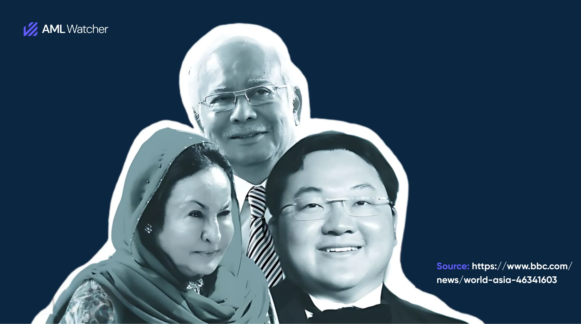 This Photo include Malaysian Prime Minister Najib Razak, his wife and Jho Low