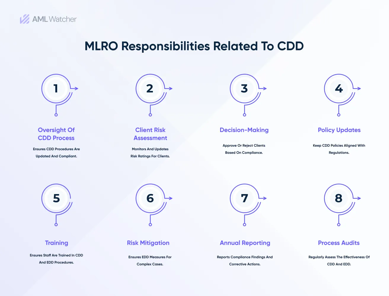 MLRO Responsibilities Related to CDD