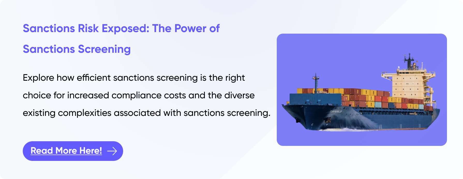 How to Timely Detect Sanctions Evasion